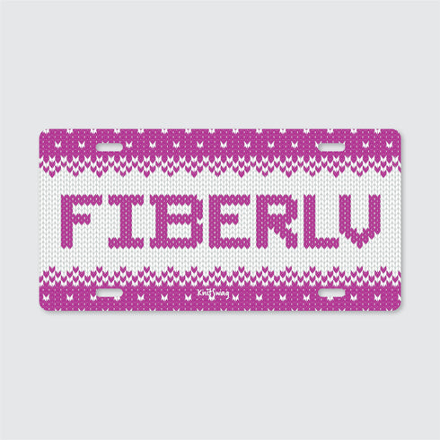 Vanity License Plate for Knitters, Knit License Plate